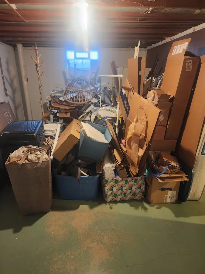 Roll-off dumpster container at job site for Construction Dumpster Rental in Lynwood